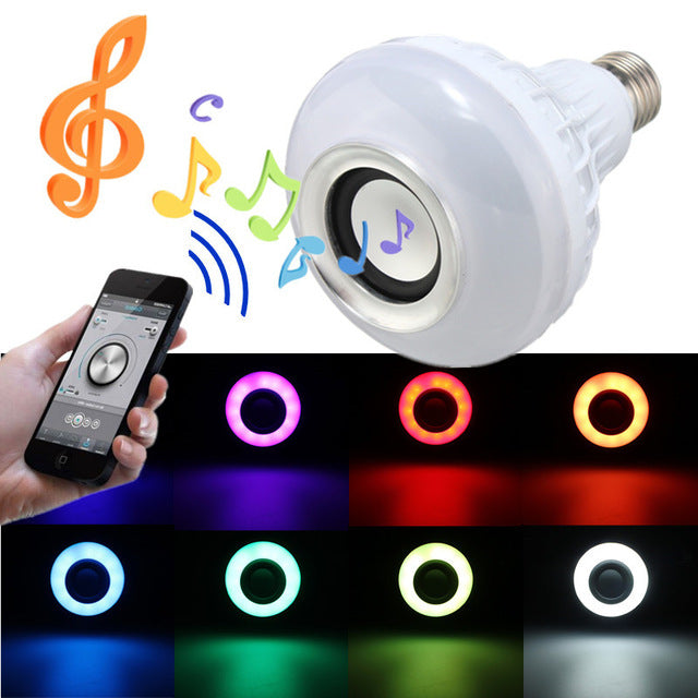 Smart RGB 2 in 1 LED Light Bulb and Bluetooth Speaker