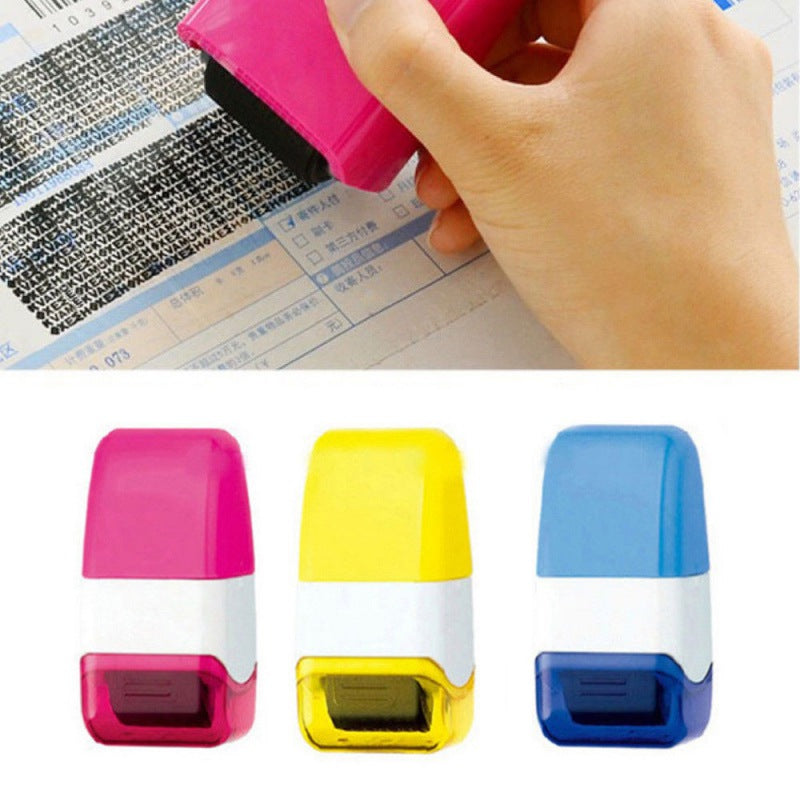 ID Blackout™ Roller Stamp for Identity Theft Protection