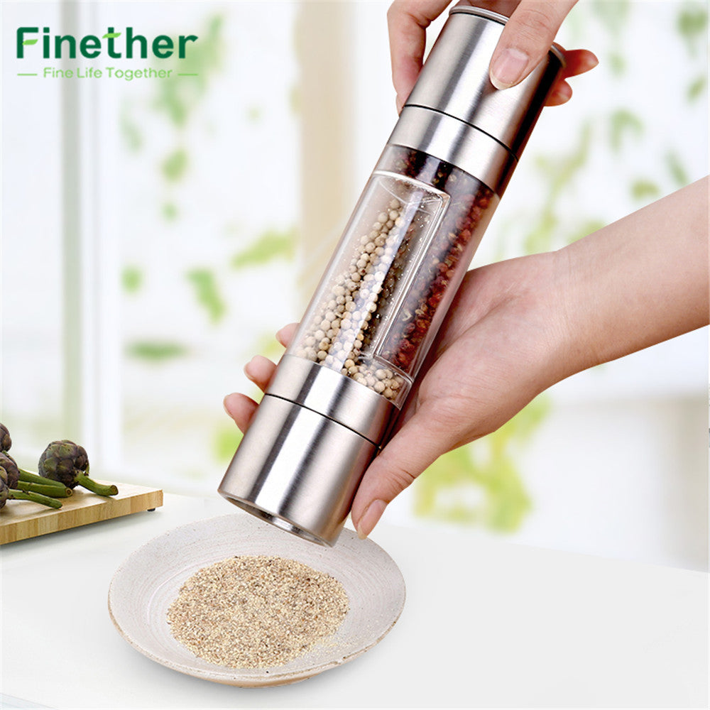 Finether 2-in-1 Pepper and Salt Grinder