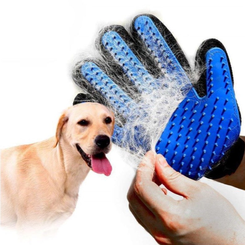 Pet Grooming Deshedding Gloves (1 Pair)