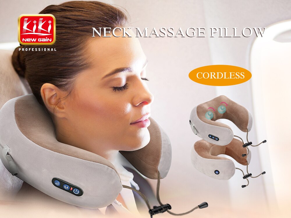 U-Shaped Neck & Shoulder Massaging Pillow
