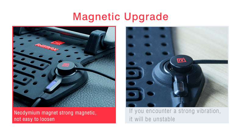 Car Mobile Phone Universal Holder With Magnetic USB Connector
