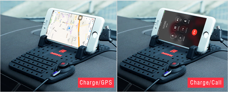 Car Mobile Phone Universal Holder With Magnetic USB Connector