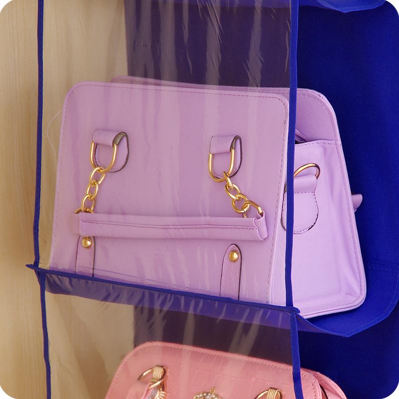 6 Pocket Hanging Handbags Organizer