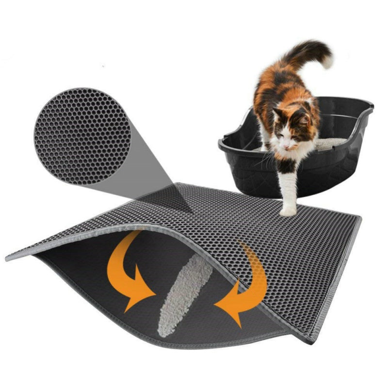 Cat Litter Catcher Double-Layer Mat