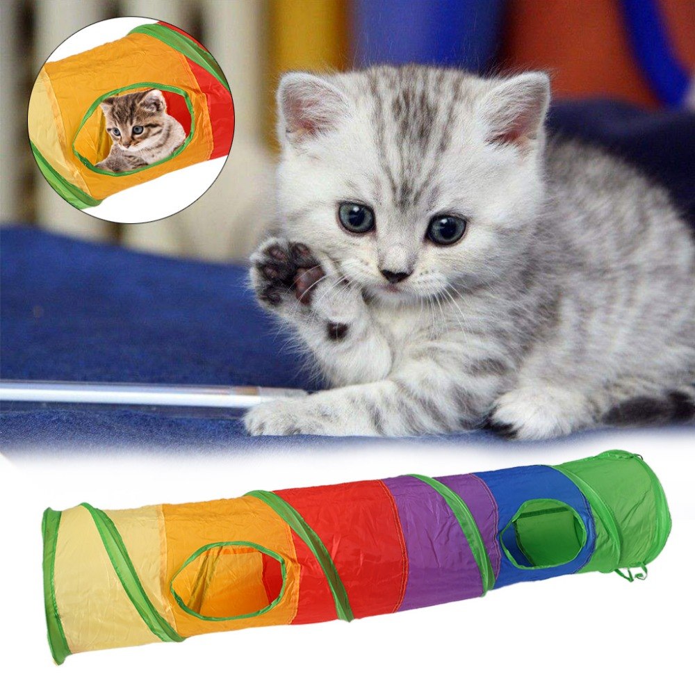 DizzyTunnels™ Foldable Pet Tunnel