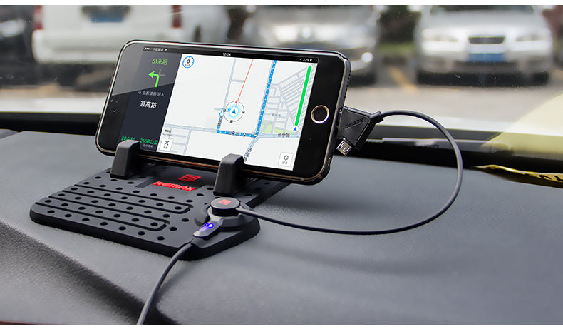 Car Mobile Phone Universal Holder With Magnetic USB Connector