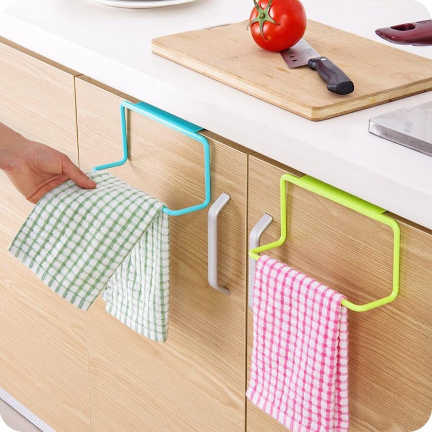 Over-the-Cabinet Towel Rack Hanging Holder