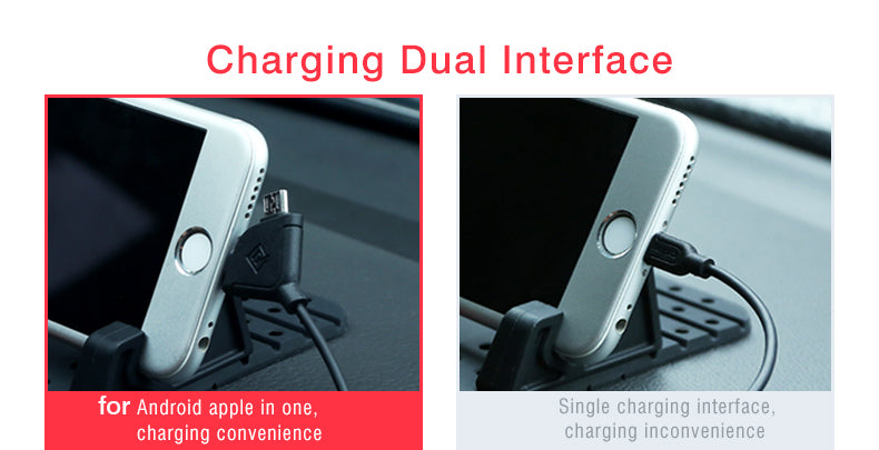 Car Mobile Phone Universal Holder With Magnetic USB Connector