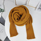 Trendy Knitted Sweater-Scarf With Sleeves