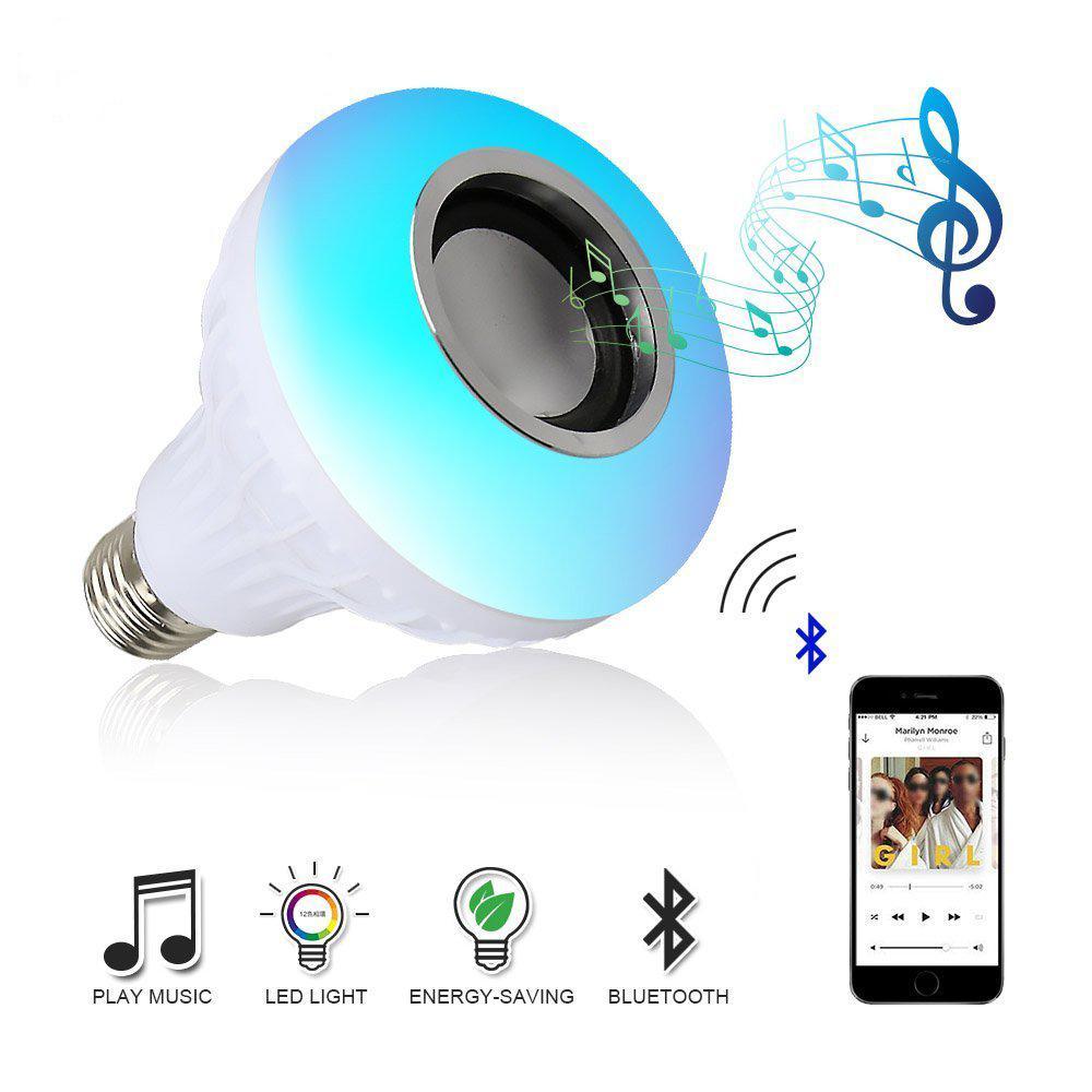 Smart RGB 2 in 1 LED Light Bulb and Bluetooth Speaker
