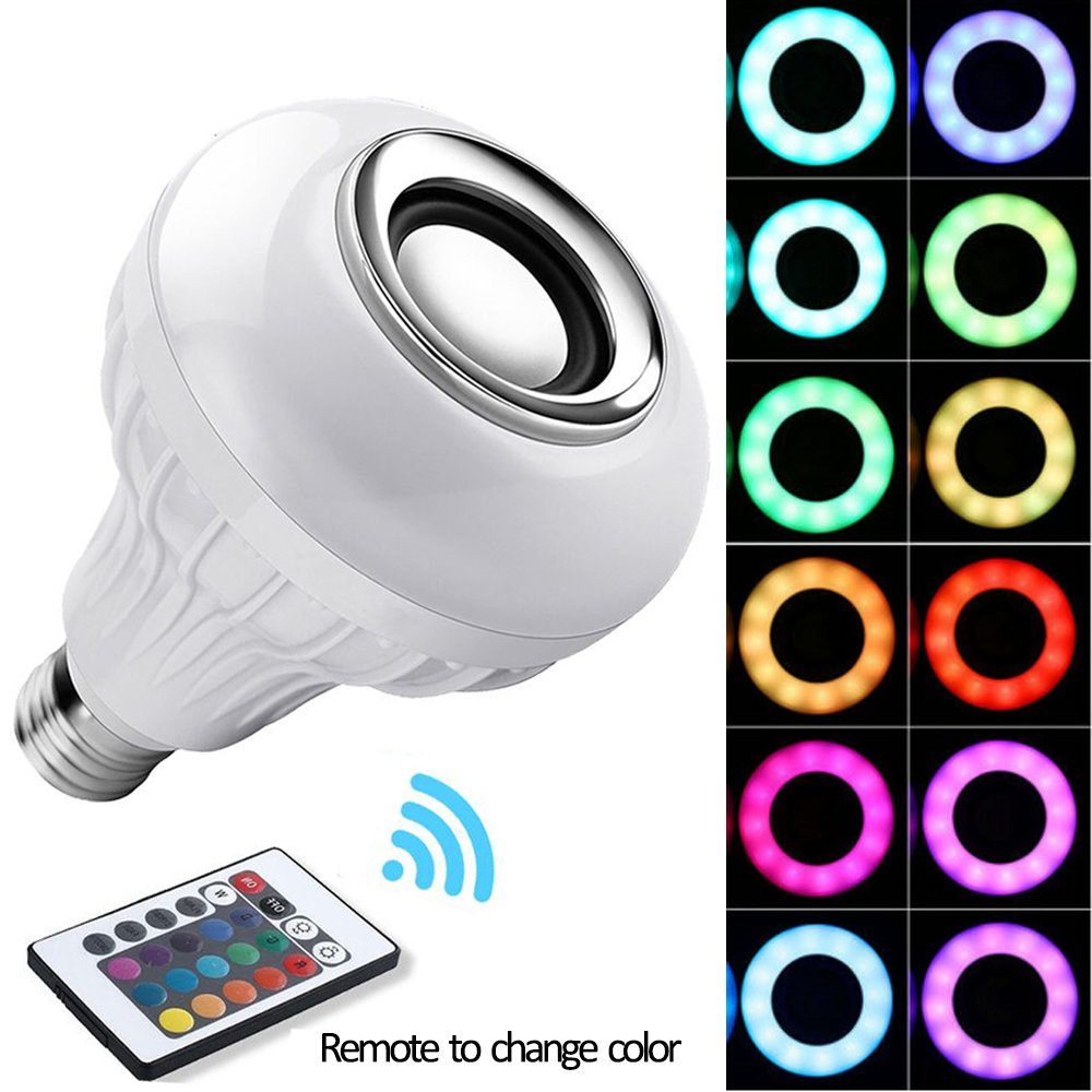 Smart RGB 2 in 1 LED Light Bulb and Bluetooth Speaker