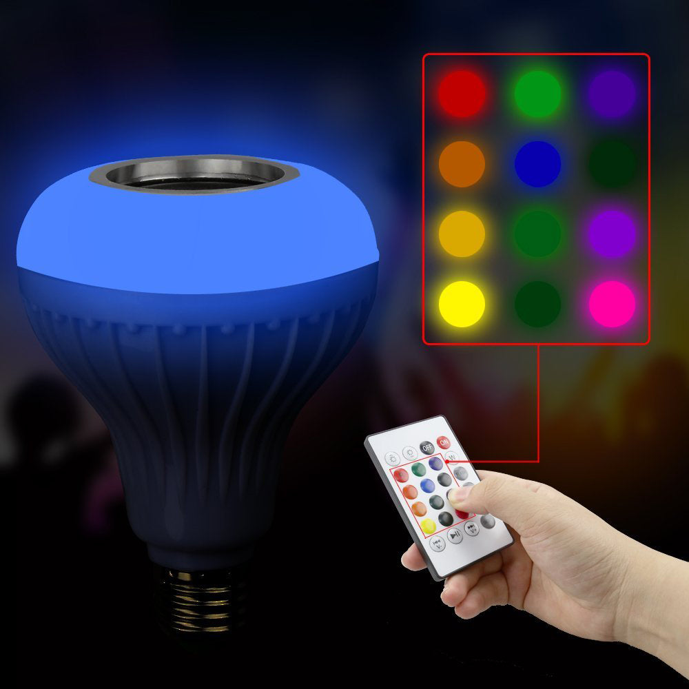 Smart RGB 2 in 1 LED Light Bulb and Bluetooth Speaker