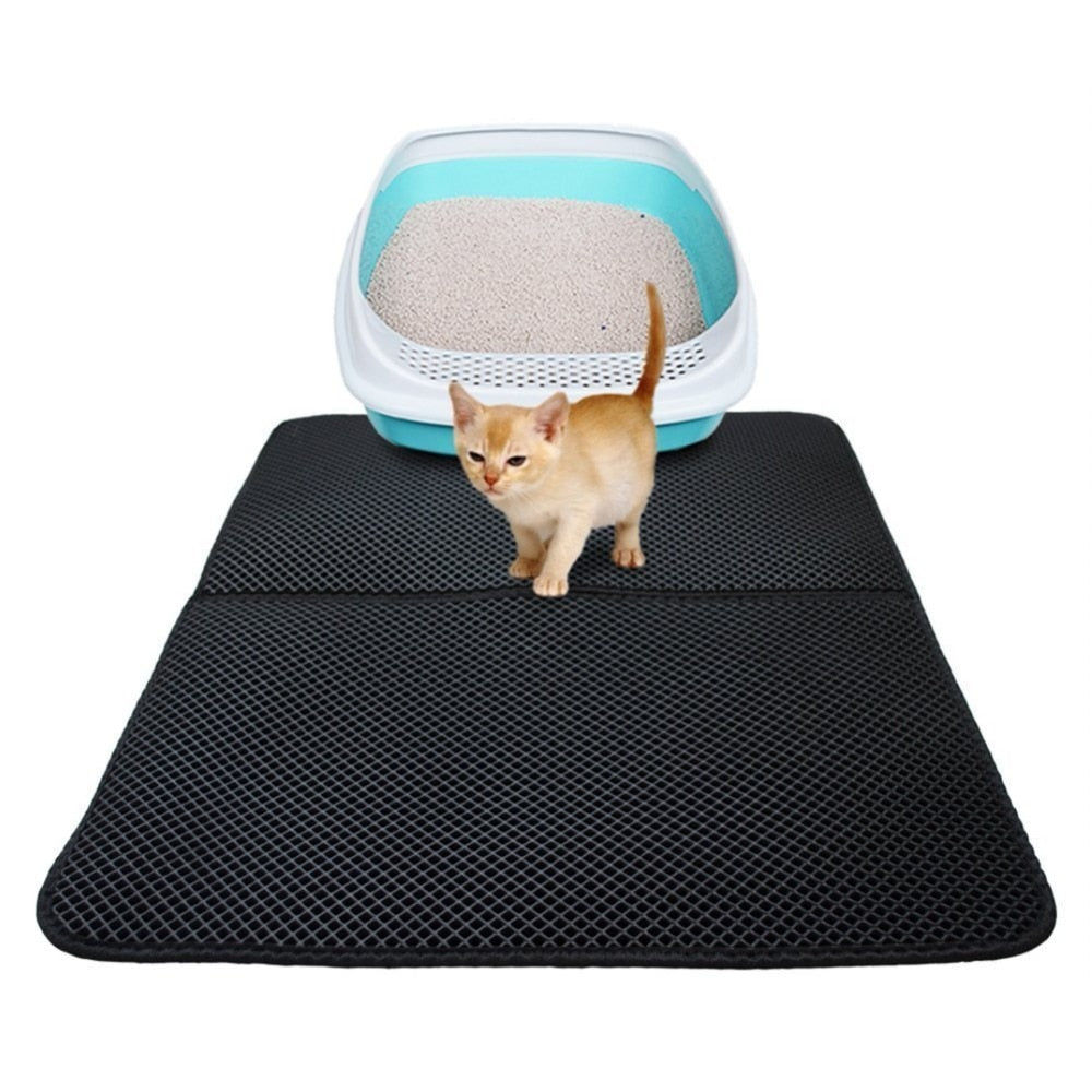 Cat Litter Catcher Double-Layer Mat