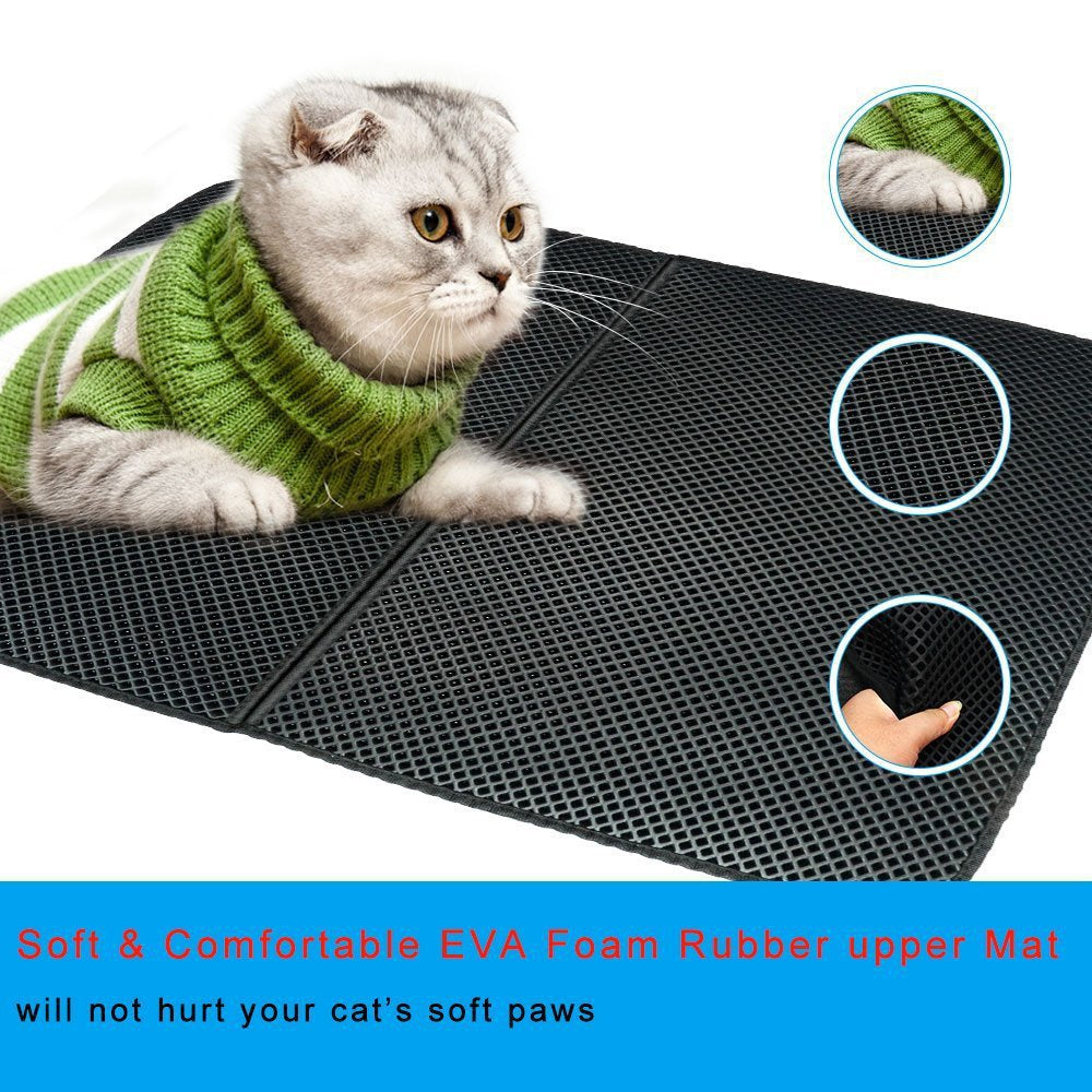 Cat Litter Catcher Double-Layer Mat