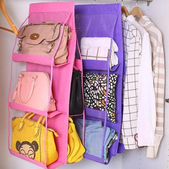 6 Pocket Hanging Handbags Organizer Odell's House
