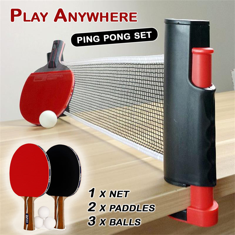 Play Anywhere Ping Pong 3-In-1 Set