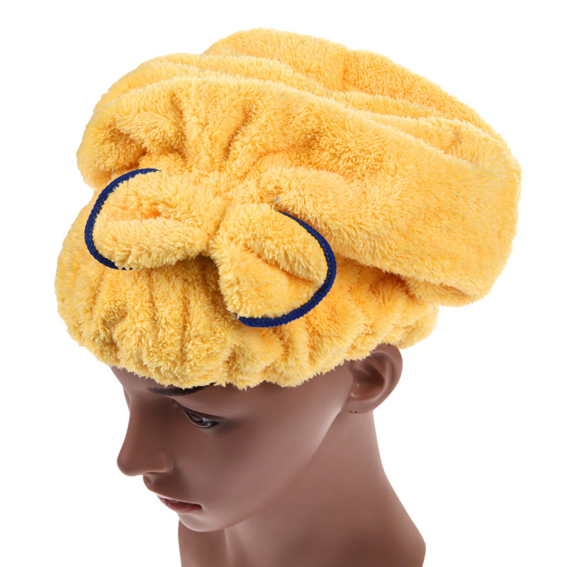 Home Quick Dry Hair Hat-Towel
