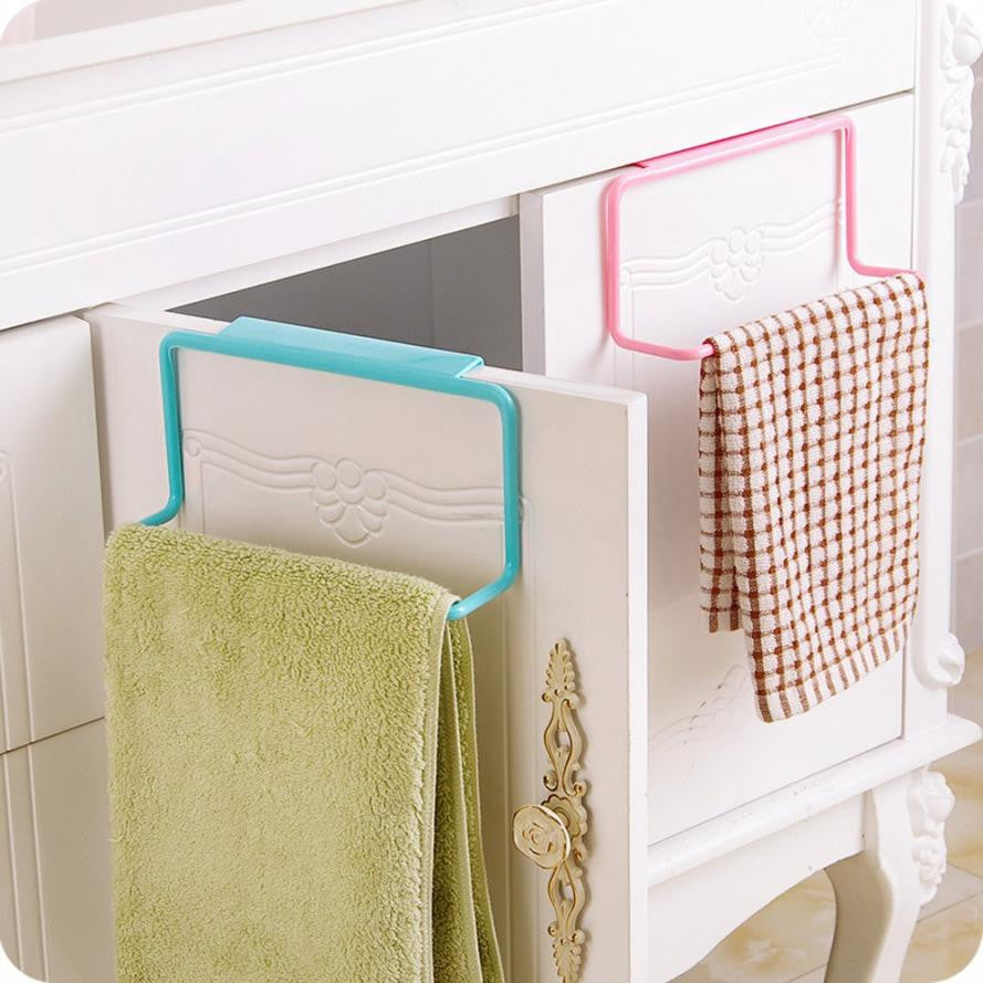 Over-the-Cabinet Towel Rack Hanging Holder