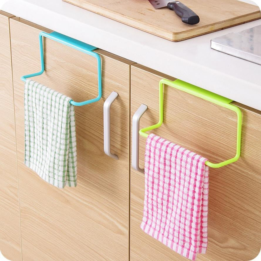 Over-the-Cabinet Towel Rack Hanging Holder