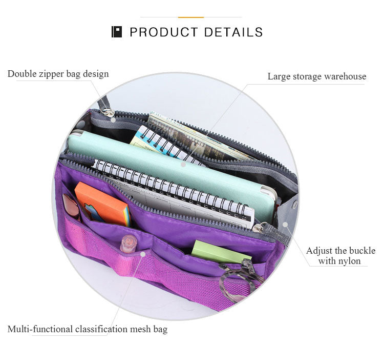 2017 Women Purse Organizer Insert