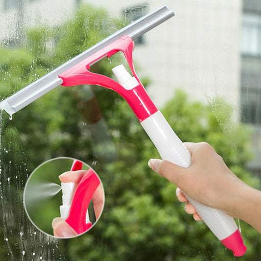 Window Cleaning Brush with Spray