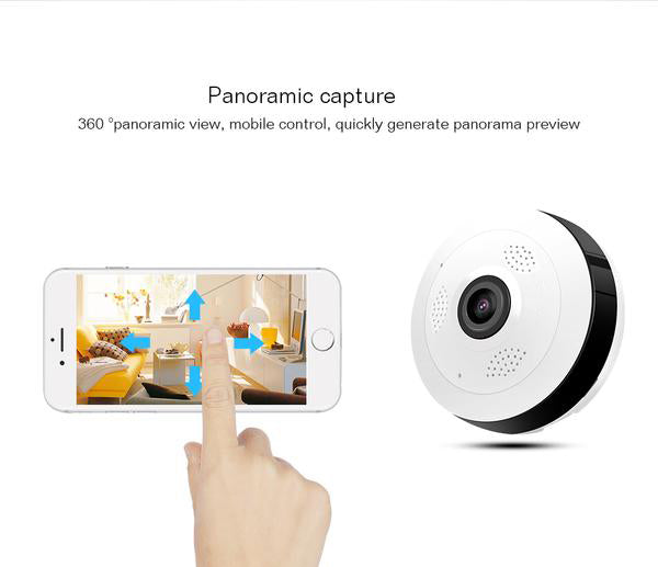 360° Panoramic Wi-Fi Home Security Camera
