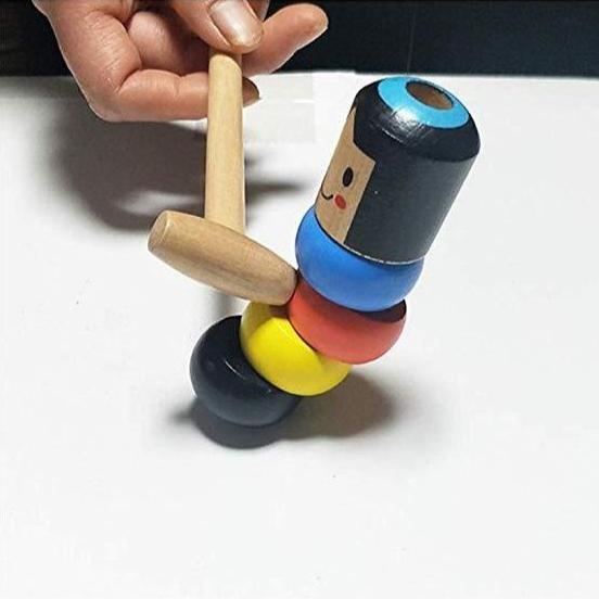 Unbreakable Wooden Man - Magic Toy
