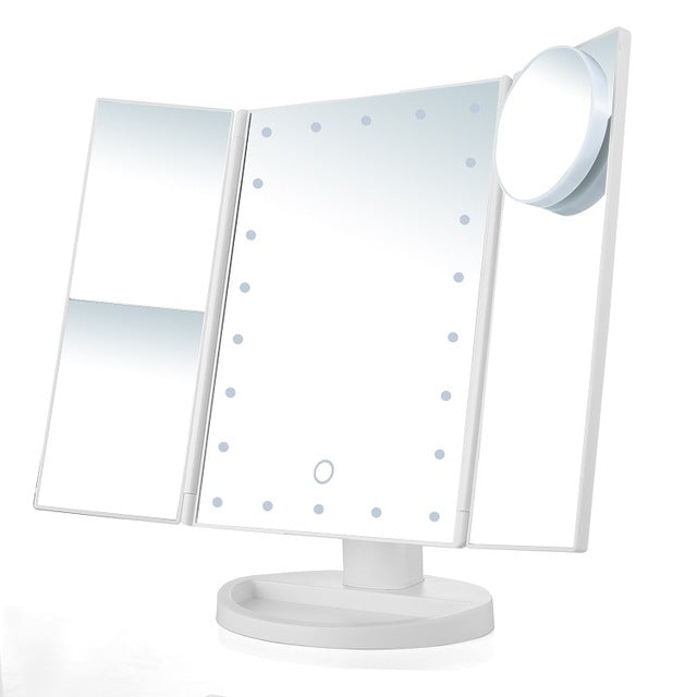 3 Panel LED Professional Makeup Mirror